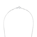 AMOR Halskette Unisex, 925 Silber rhodiniert, Verschluss