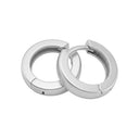 AMOR Ohrring (Creolen) Unisex, 925 Silber rhodiniert, Ansicht 4