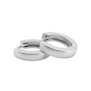 AMOR Ohrring (Creolen) Unisex, 925 Silber rhodiniert, Ansicht 5