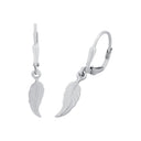 AMOR Ohrring (Ohrhänger) Damen, 925 Silber rhodiniert, Motiv Feder, Hauptbild