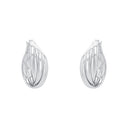 AMOR Ohrring (Creolen) Damen, 925 Silber rhodiniert, Ansicht 3