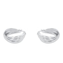 AMOR Ohrring (Creolen) Damen, 925 Silber rhodiniert, Ansicht 4
