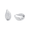 AMOR Ohrring (Creolen) Damen, 925 Silber rhodiniert, Hauptbild