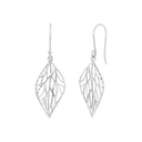 AMOR Ohrring (Ohrhänger) Damen, 925 Silber rhodiniert, Motiv Blatt, Hauptbild