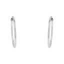 AMOR Ohrring (Creolen) Unisex, 925 Silber rhodiniert, Ansicht 4