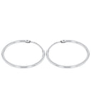 AMOR Ohrring (Creolen) Unisex, 925 Silber rhodiniert, Ansicht 5