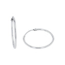 AMOR Ohrring (Creolen) Unisex, 925 Silber rhodiniert, Hauptbild