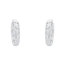 AMOR Ohrring (Creolen) Damen, 925 Silber rhodiniert, Ansicht 3