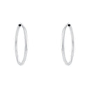 AMOR Ohrring (Creolen) Damen, 925 Silber rhodiniert, Ansicht 3