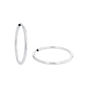AMOR Ohrring (Creolen) Damen, 925 Silber rhodiniert, Hauptbild