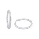 AMOR Ohrring (Creolen) Damen, 925 Silber rhodiniert, Hauptbild