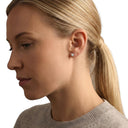 AMOR Ohrring (Ohrstecker) Damen, 925 Silber rhodiniert, Zirkonia weiß, Ansicht 2