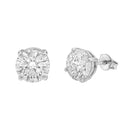 AMOR Ohrring (Ohrstecker) Damen, 925 Silber rhodiniert, Zirkonia weiß, Hauptbild