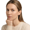 AMOR women's stud earrings, worn by model