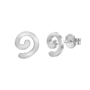 AMOR women's stud earrings, rhodium-plated 925 sterling silver, main image