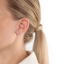AMOR Ohrring (Ohrstecker) Damen, 925 Silber rhodiniert, Ansicht 2