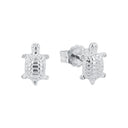 AMOR Ohrring (Ohrstecker) Damen, 925 Silber rhodiniert, Motiv Schildkröte, Hauptbild