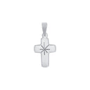 AMOR Anhänger (Halskette) Unisex, 925 Silber rhodiniert, Motiv Kreuz, Hauptbild
