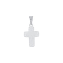 AMOR Anhänger (Halskette) Unisex, 925 Silber rhodiniert, Motiv Kreuz, Rückseite