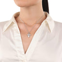 AMOR Anhänger (Halskette) Unisex, 925 Silber rhodiniert, Motiv Kreuz, Ansicht 2