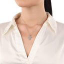 AMOR Anhänger (Halskette) Unisex, 925 Silber rhodiniert, Motiv Kreuz, Ansicht 4