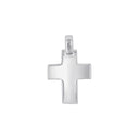 AMOR Anhänger (Halskette) Unisex, 925 Silber rhodiniert, Motiv Kreuz, Rückseite
