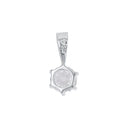 AMOR Anhänger (Halskette) Women, 925 Silber rhodiniert, Rückseite