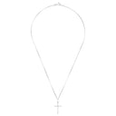 AMOR unisex necklace, rhodium-plated 925 sterling silver, view 3