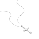 AMOR unisex necklace, rhodium-plated 925 sterling silver, view 4