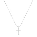 AMOR unisex necklace, rhodium-plated 925 sterling silver, main image