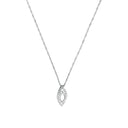 AMOR Halskette Damen, 925 Silber rhodiniert, Zirkonia weiß, Hauptbild