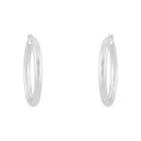 AMOR Ohrring (Creolen) Damen, 925 Silber rhodiniert, Ansicht 3