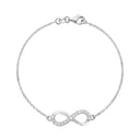 AMOR women's bracelet, rhodium-plated 925 sterling silver, main image