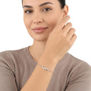 AMOR Armband Women, 925 Silber rhodiniert, am Model