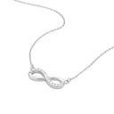 AMOR women's necklace, rhodium-plated 925 sterling silver, view 4