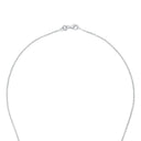 AMOR women's necklace, rhodium-plated 925 sterling silver, clasp