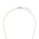 AMOR Halskette Damen, 925 Silber silber / rosévergoldet (bicolor), Motiv Infinity, Zirkonia weiß, Verschluss