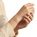 AMOR unisex bracelet, rhodium-plated 925 sterling silver, view 2