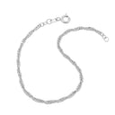 AMOR unisex bracelet, rhodium-plated 925 sterling silver, view 3