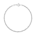 AMOR unisex bracelet, rhodium-plated 925 sterling silver, main image