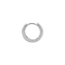 AMOR Ohrring (Creolen) Unisex, 925 Silber rhodiniert, Ansicht 4