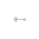 AMOR Ohrring (Ohrstecker) Unisex, 925 Silber rhodiniert, Ansicht 3