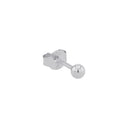 AMOR Ohrring (Ohrstecker) Unisex, 925 Silber rhodiniert, Hauptbild