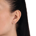 AMOR Ohrring (Ohrstecker) Unisex, 925 Silber rhodiniert, Ansicht 2
