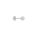 AMOR Ohrring (Ohrstecker) Unisex, 925 Silber rhodiniert, Ansicht 3