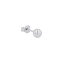 AMOR Ohrring (Ohrstecker) Unisex, 925 Silber rhodiniert, Hauptbild