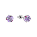 AMOR Ohrring (Ohrstecker) Damen, 925 Silber rhodiniert, Zirkonia rosa, Hauptbild