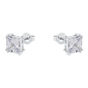 AMOR Ohrring (Ohrstecker) Damen, 925 Silber rhodiniert, Zirkonia weiß, Ansicht 4