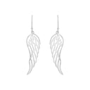 AMOR Ohrring (Ohrhänger) Damen, 925 Silber rhodiniert, Motiv Flügel, Ansicht 3