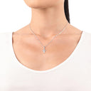 AMOR Anhänger (Halskette) Unisex, 925 Silber rhodiniert, Motiv Kreuz, Ansicht 2